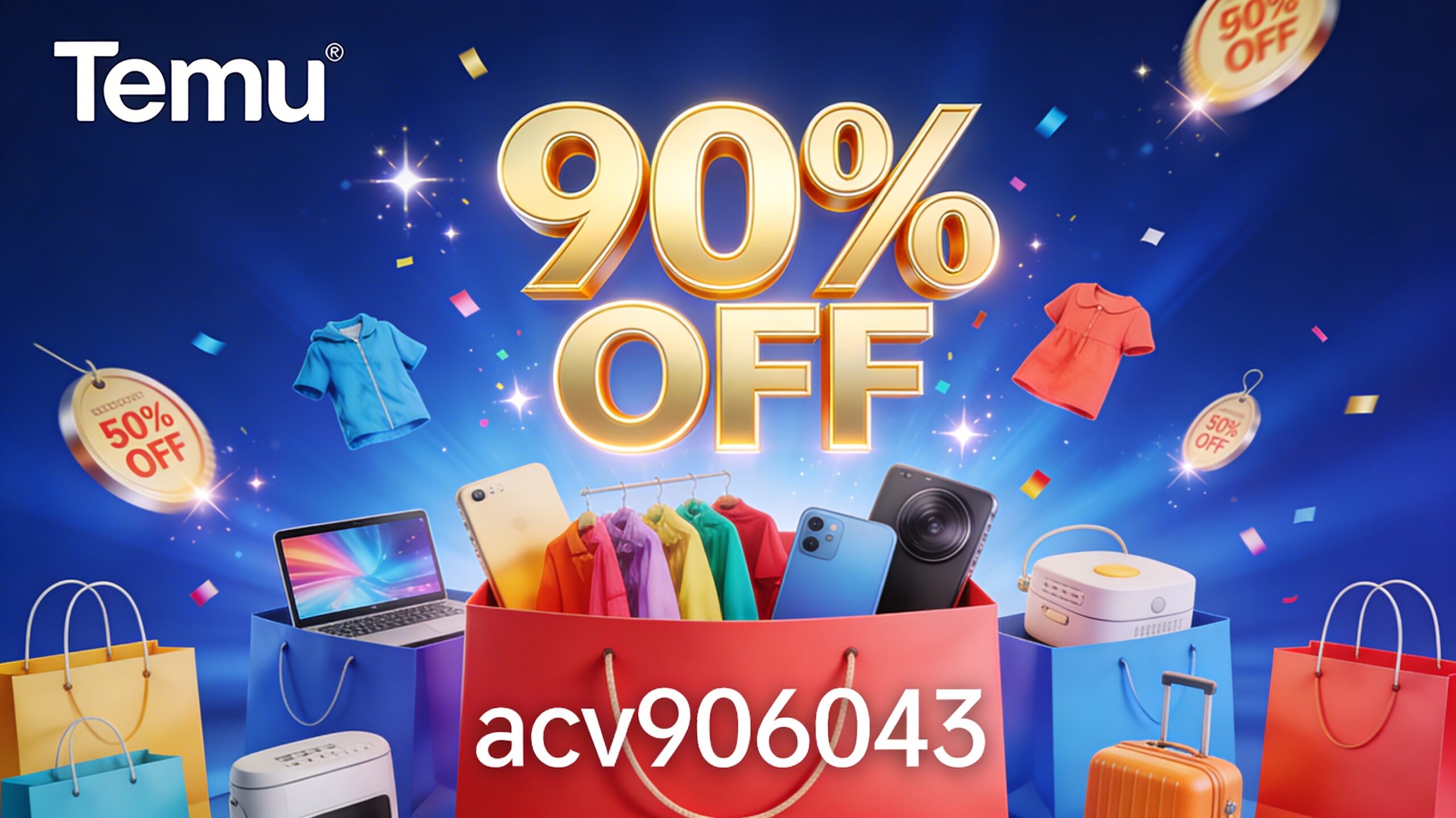 Temu Coupon Code 90% Off – Unlock Huge Savings in 2026! temu discount codes