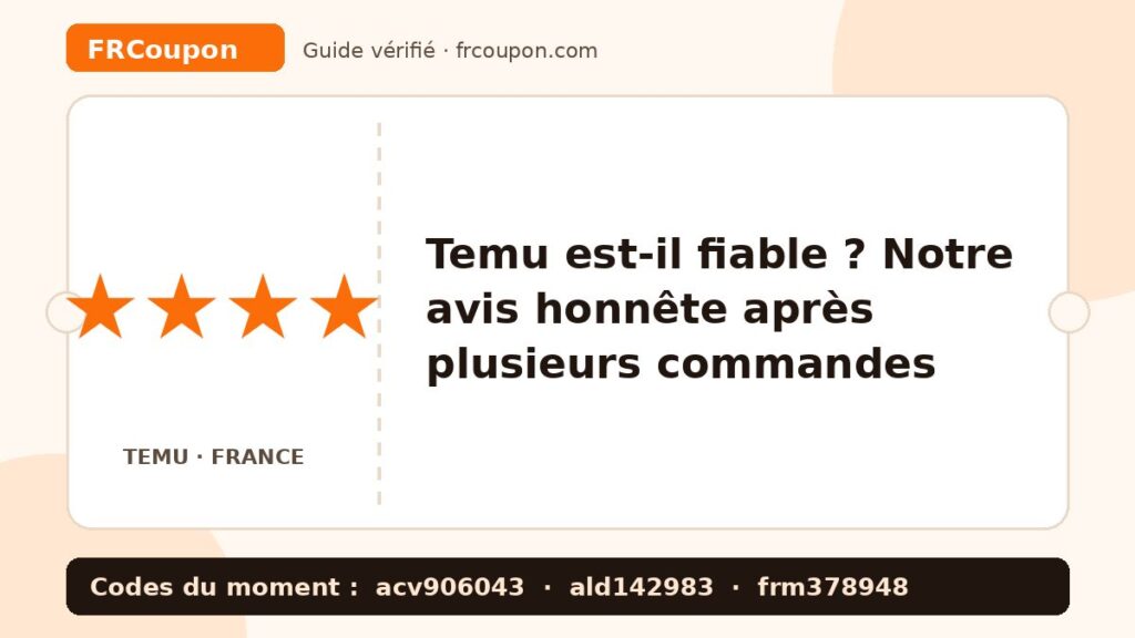 Temu est-il fiable ? Notre avis honnête après plusieurs commandes
