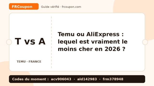 Temu ou AliExpress : lequel est vraiment le moins cher en 2026 ?