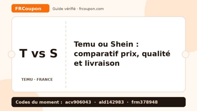 Temu ou Shein : comparatif prix, qualité et livraison